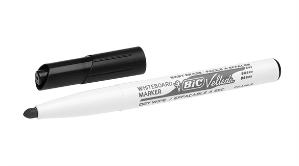 BIC Marqueur pour tableau blanc Velleda Medium 1741, noir