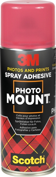 Colle en spray SCOTCH® - PHOTO-MOUNT permanent