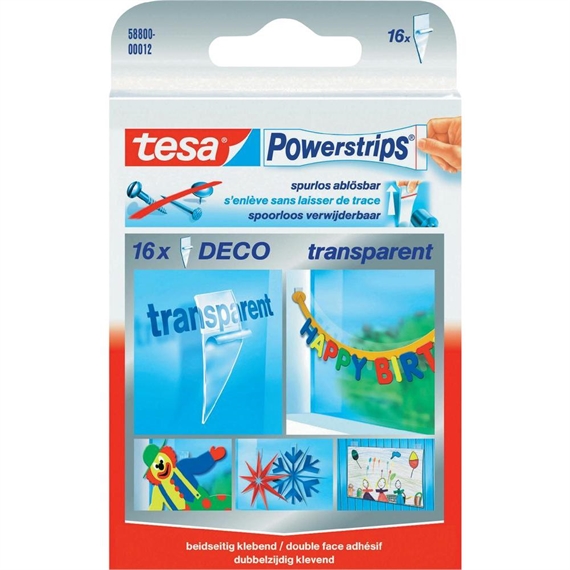 Bte de 16 pastilles POWER-STRIPS-DECO