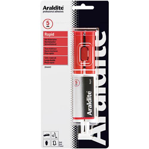 colle araldit rapide 2x12ml, avec seringue