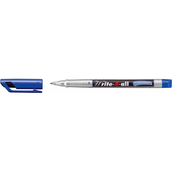 STABILO Marqueur permanent Write-4-all, F, bleu