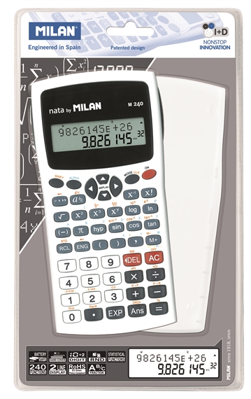 Calculatrice scientifique Milan 240 fonctions