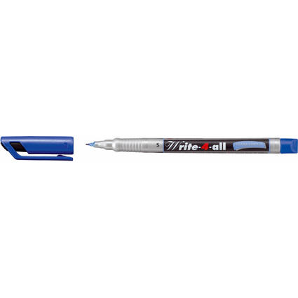 STABILO Marqueur permanent Write-4-all, S, bleu,