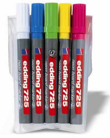 Etui de 5 Boardmarkers 725