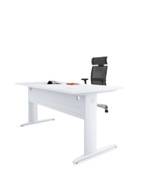 Table de bureau rectangulaire IDEAL P. 80 x L 160 cm