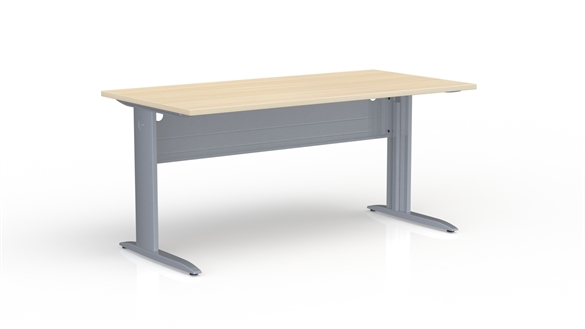 Table de bureau rectangulaire IDEAL P. 80 x L 160 cm