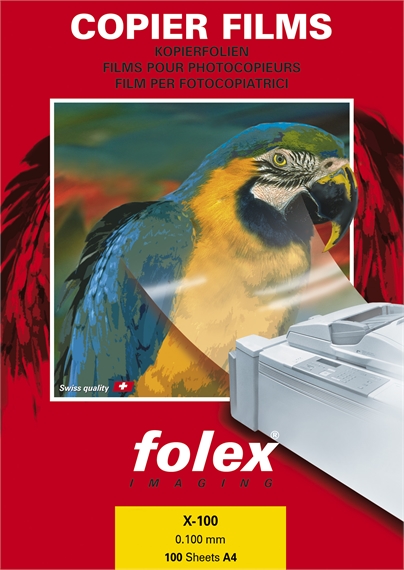 Bte de 100 transparents Folex X-100