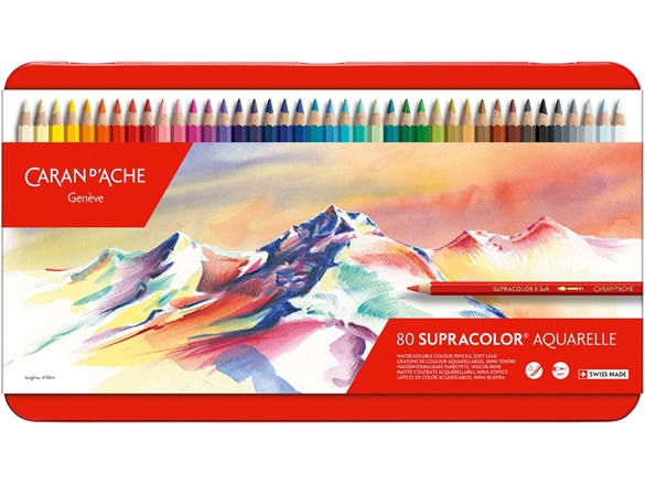 Etui de 80 crayons Supracolor Caran d'Ache