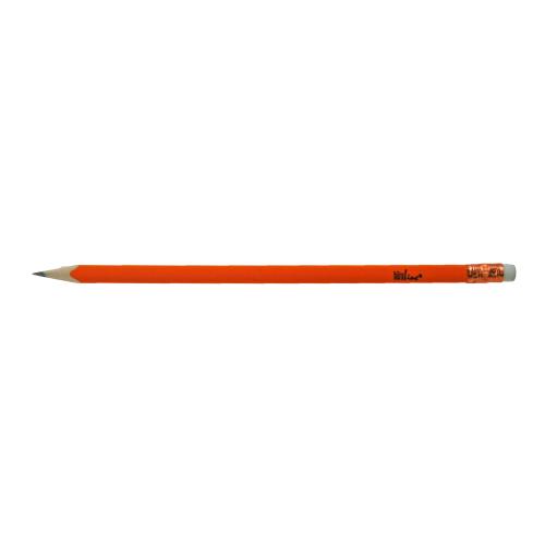 Büroline Softrubber-Grip Crayons graphite orange