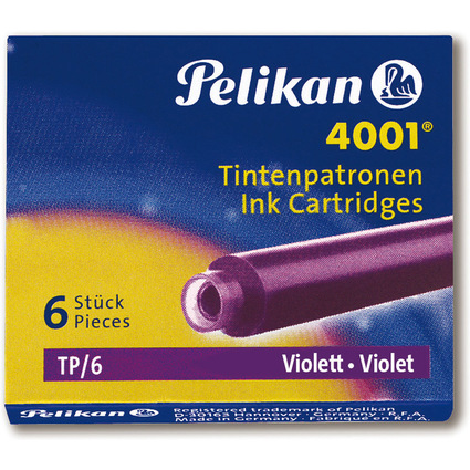 Pelikan Cartouches d'encre 4001 TP/6, violet