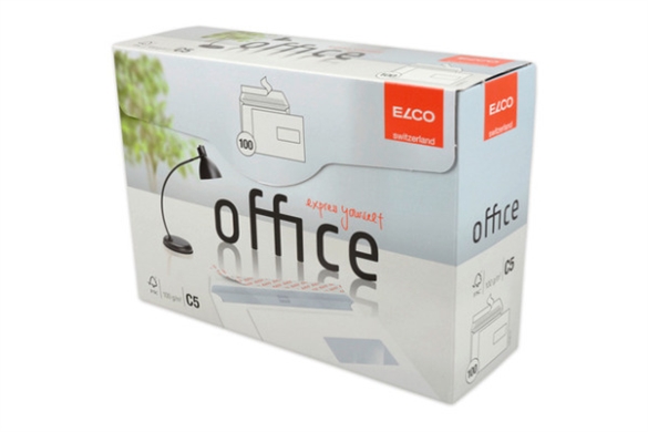 Box de 100 Enveloppes ELCO OFFICE C5 avec fenêtre