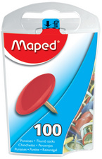 Maped Punaises, recouvertes de plastique, diamŠtre: 10 mm