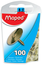 Maped Punaises, cuivrées, diamŠtre: 10 mm