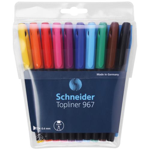 Etui de stylos feutres Schneider Topliner 967 ass.