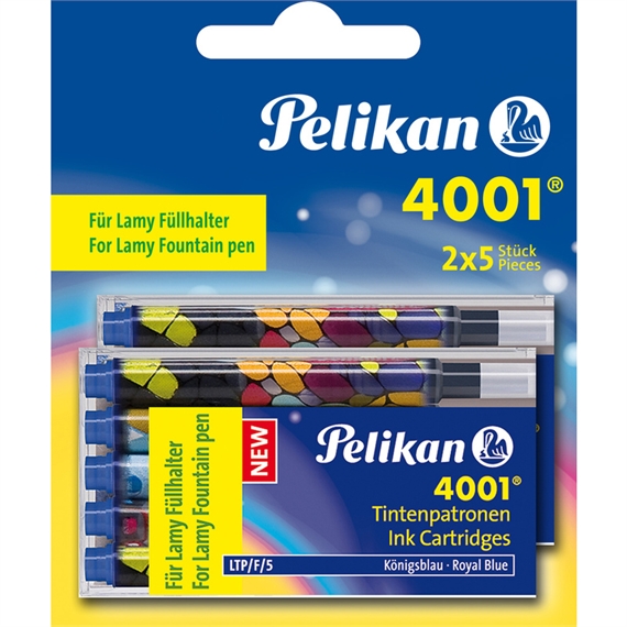 Pelikan Cartouches d'encre LTP/F/5, bleu royal