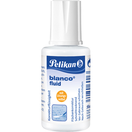 Pelikan Correcteur liquide blanco, blanc, contenu: 20 ml