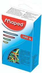 Maped Bracelets caoutchouc en carton, 100 g, assortis