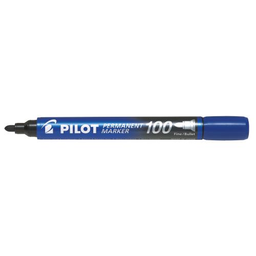 PILOT Permanent Marker 100 1mm SCA-100-L Rundspitze blau