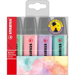 Etui de 4 Surligneurs STABILO - BOSS