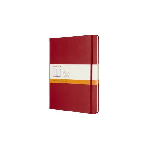 MOLESKINE Carnet XL 855082 ligné,HardCover,scarlet