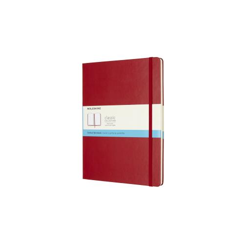 MOLESKINE Carnet XL 855112 quadrillage,HC,scarlet