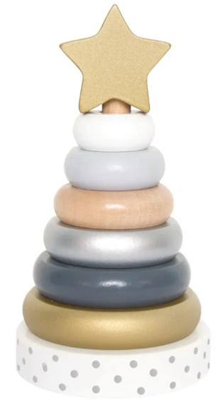 Stacking toy W7157 gris, or 11x19x10cm