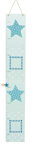 Growth chart star R16042 blau