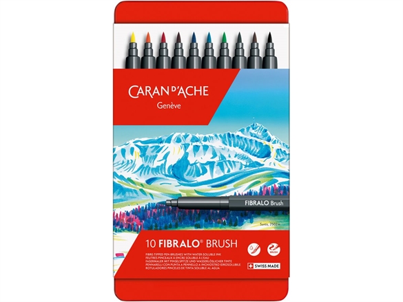 Set de feutres Fibralo Brush Pen Caran d'Ache