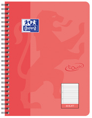 Oxford Cahier Touch, B5, ligné, 160 pages, corail