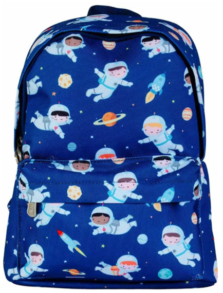 Sac à dos scolaire Astronautes BPASBU46 bleu 23.5x30x10cm