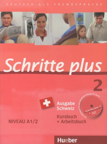 Schritte plus 2, Ausgabe Schweiz: Kursbuch + Arbeitsbuch (mit CD)