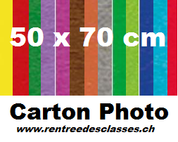 Pqt de 10 cartons affiches 50x70 - 300gm2