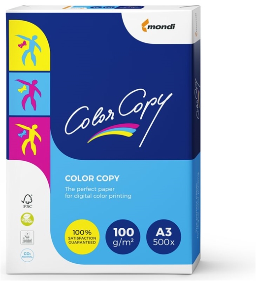 Pqt de 500 flles papier COLOR-COPY A3 100g/m²