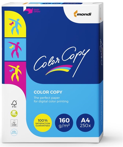 Pqt de 250 flles papier COLOR-COPY A4 160g/m²