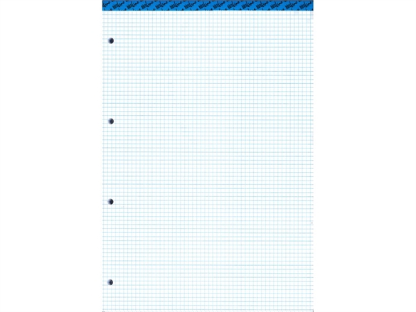 Bloc de bureau A4 80g 4mm - perforé 4 trous