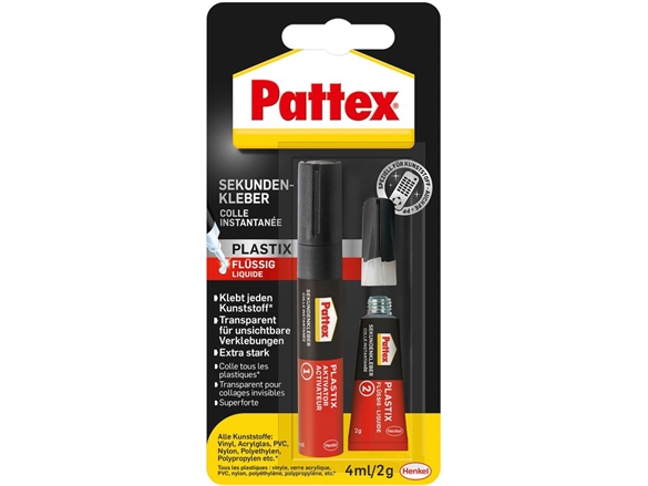 Colles instantanées PATTEX Plastix PSA1C 2g