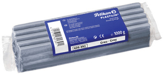 Pelikan Pâte à modeler de qualité plastilin, gris