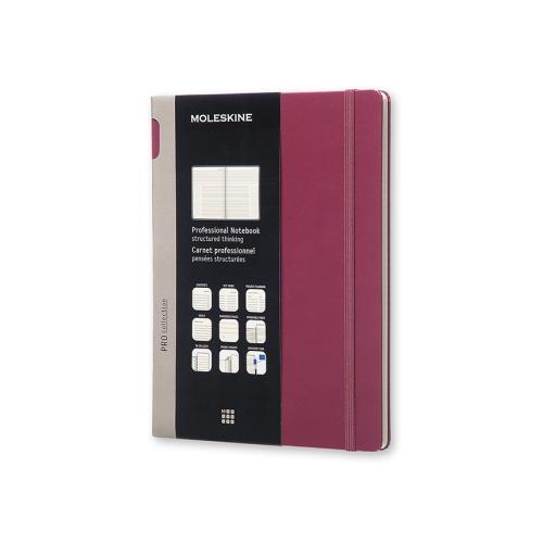 Moleskine professionnel XL prune