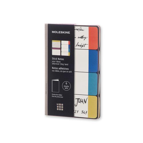 Moleskine notes A6 blanc/couleur