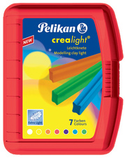 Pelikan Pâte à modeler pour enfants Crealight 227/7, boîte