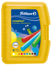 Pelikan Pâte à modeler pour enfants Creaplast 198/9, jaune