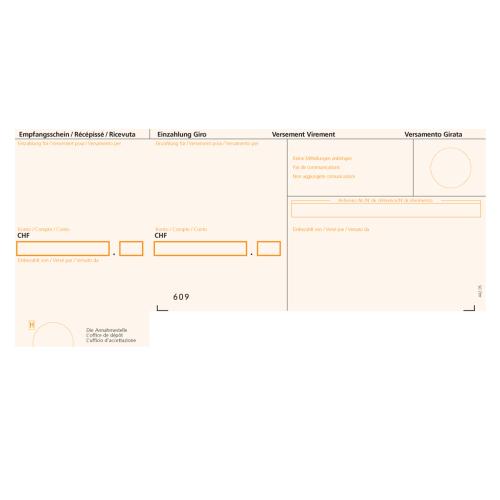 Büroline bulletins versement  ESR