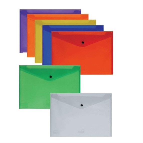 Pqt de 6 poche pour document Colorosa A6 ***+++économique***