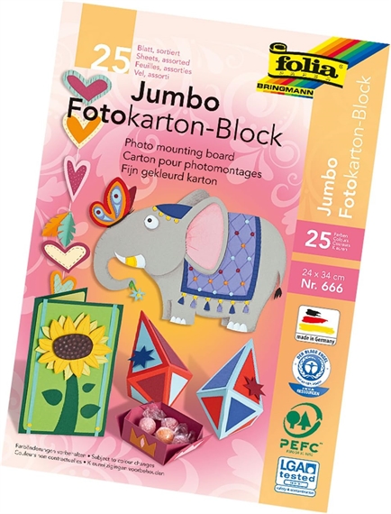 Bloc de carton de bricolage Jumbo 24x34cm