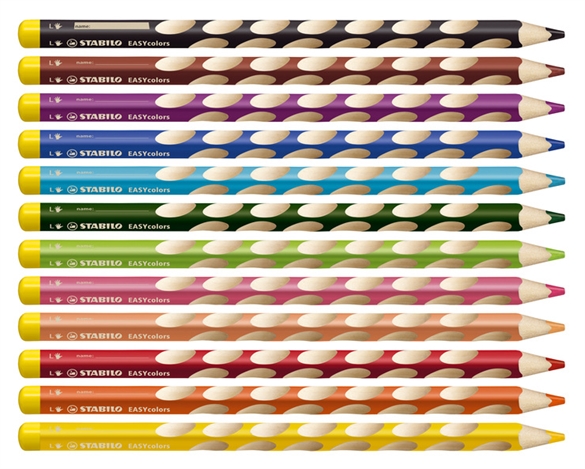 Crayons Stabilo EASYcolors pour gauchers