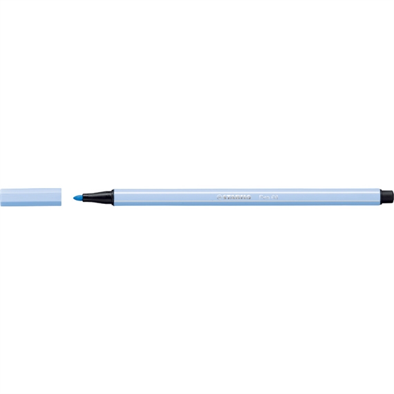 STABILO Stylo feutre Pen 68, bleu de coblat clair, largeur