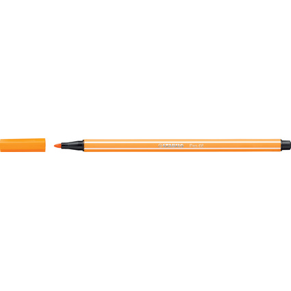 STABILO Stylo feutre Pen 68, orange, largeur de