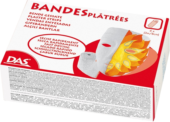 Bte de 4 bandes plâtrées DAS