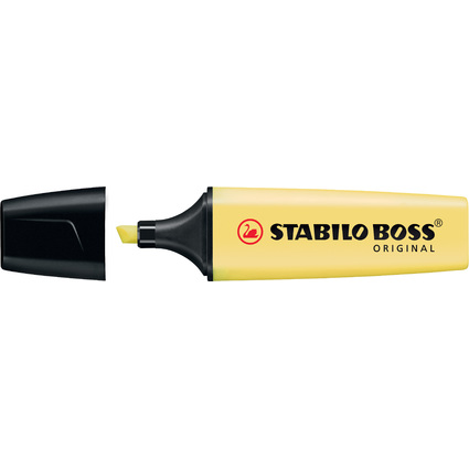 STABILO Surligneur BOSS ORIGINAL Pastel, jaune pastel