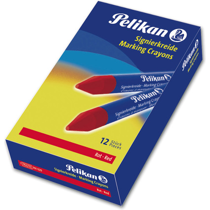 Pelikan Crayons à marquer 762, rouge, diamètre: 13,5 mm